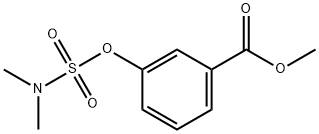 METHYL 3-([(DIMETHYLAMINO)SULFONYL]OXY)BENZENECARBOXYLATE 结构式