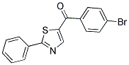 (4-BROMOPHENYL)(2-PHENYL-1,3-THIAZOL-5-YL)METHANONE 结构式