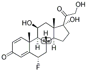 6-ALPHA-FLUOROPREDNISOLONE 结构式