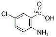 2-AMINO-5-CHLOROBENZOIC ACID [CARBOXYL-14C] 结构式