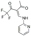 1,1,1-TRIFLUORO-3-[(2-PYRIDYLAMINO)METHYLIDENE]PENTANE-2,4-DIONE 结构式