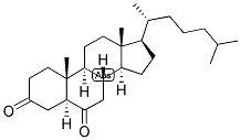 5-ALPHA-CHOLESTAN-3,6-DIONE 结构式