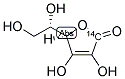 Ascorbic acid, L-[1-14C] 结构式
