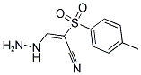 3-HYDRAZINO-2-((4-METHYLPHENYL)SULFONYL)PROP-2-ENENITRILE 结构式