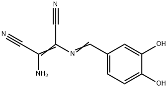 2-AMINO-1-(1-AZA-2-(3,4-DIHYDROXYPHENYL)VINYL)ETHENE-1,2-DICARBONITRILE 结构式