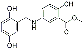 5-AMINO-N-(2,5-DIHYDROXYBENZYL)METHYL SALICYLATE 结构式