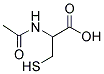 2-Acetylamino-3-mercapto-propionic acid 结构式