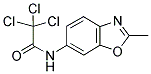 N1-(2-Methyl-1,3-benzoxazol-6-yl)-2,2,2-trichloroacetamide 结构式
