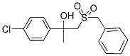 1-(BENZYLSULFONYL)-2-(4-CHLOROPHENYL)-2-PROPANOL 结构式