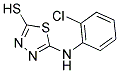 5-[(2-CHLOROPHENYL)AMINO]-1,3,4-THIADIAZOLE-2-THIOL 结构式