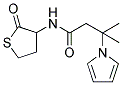 BETA,BETA-DIMETHYL-N-(2-OXOTETRAHYDROTHIOPHEN-3-YL)-1-PYRROLEPROPANAMIDE 结构式