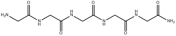 H-GLY-GLY-GLY-GLY-GLY-NH2 · HBR 结构式