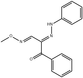 3-OXO-3-PHENYL-2-(2-PHENYLHYDRAZONO)PROPANAL O-METHYLOXIME 结构式