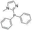 2-(DIPHENYLPHOSPHINO)-1-METHYL-1H-IMIDAZOLE 结构式