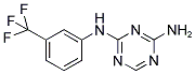 N-(3-TRIFLUOROMETHYL-PHENYL)-[1,3,5]TRIAZINE-2,4-DIAMINE 结构式