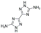 3,3'-AMINO-5,5'-BI[1H-1,2,4-TRIAZOLE] 结构式