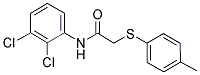 N-(2,3-DICHLOROPHENYL)-2-[(4-METHYLPHENYL)SULFANYL]ACETAMIDE 结构式