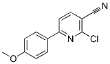 2-氯-6-(4-甲氧基苯基)烟酸腈 结构式