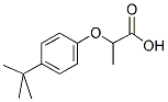 丙酸,2-[4-(1,1-二甲基乙基)苯氧基]- 结构式