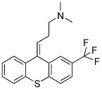 2-(Trifluoromethyl)-9-(3-dimethylaminopropylidene)thioxanthene 结构式