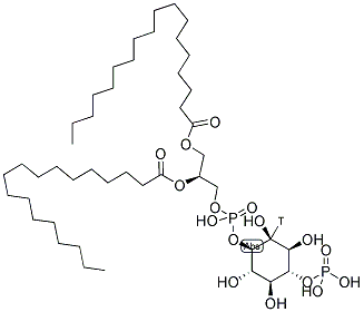 PHOSPHATIDYLINOSITOL 4-PHOSPHATE, [MYO-INOSITOL-2-3H] 结构式