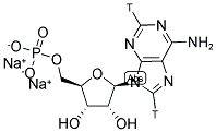 Adenosine 5'-monophosphate, [2,8-3H] disodium salt 结构式