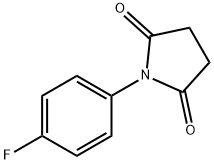 N-(4-FLUOROPHENYL)SUCCINIMIDE 结构式