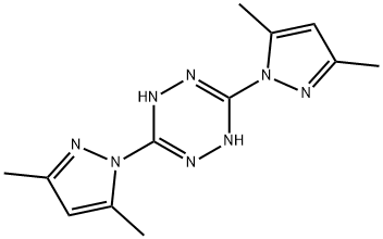 3,6-BIS(3,5-DIMETHYL-1H-PYRAZOL-1-YL)-1,2-DIHYDRO-1,2,4,5-TETRAAZINE 结构式