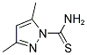 3,5-DIMETHYL-1H-PYRAZOLE-1-CARBOTHIOAMIDE 结构式