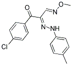 3-(4-CHLOROPHENYL)-2-[2-(4-METHYLPHENYL)HYDRAZONO]-3-OXOPROPANAL O-METHYLOXIME 结构式