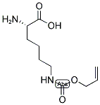H-LYS(ALOC)-OH 结构式