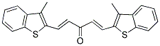 1,5-DI(3-METHYLBENZO[B]THIOPHEN-2-YL)PENTA-1,4-DIEN-3-ONE 结构式