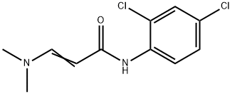 N-(2,4-DICHLOROPHENYL)-3-(DIMETHYLAMINO)ACRYLAMIDE 结构式