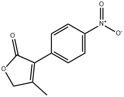 4-METHYL-3-(4-NITROPHENYL)-2(5H)-FURANONE 结构式
