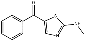 [2-(METHYLAMINO)-1,3-THIAZOL-5-YL](PHENYL)METHANONE 结构式