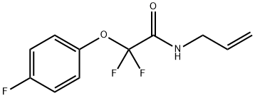 N-Allyl-2,2-difluoro-2-(4-fluoro-phenoxy)-acetamide 结构式