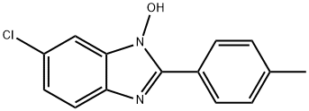 6-CHLORO-2-(4-METHYLPHENYL)-1H-1,3-BENZIMIDAZOL-1-OL 结构式