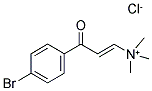 [3-(4-溴苯基)-3-氧丙基-1-炔基]三甲基氯化铵 结构式