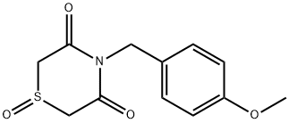 4-(4-METHOXYBENZYL)-1LAMBDA4,4-THIAZINANE-1,3,5-TRIONE 结构式