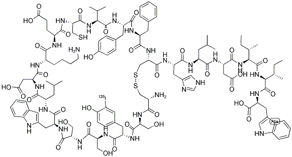 VASOACTIVE INTESTINAL CONTRACTOR, [3-(125I)TYR] 结构式