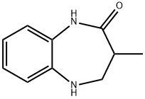 3-甲基-1,2,3,5-四氢-1,5-苯并二氮杂卓-4-酮 结构式