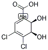 (2R,3R)-1-CARBOXY-4,5-DICHLORO-2,3-DIHYDROXYCYCLOHEXA-4,6-DIENE 结构式