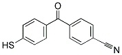 4-(4-CYANOBENZOYL)THIOPHENOL 结构式