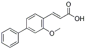 3-(3-METHOXY[1,1'-BIPHENYL]-4-YL)ACRYLIC ACID 结构式