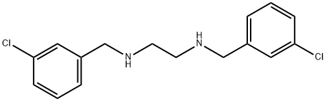 N1,N2-双(3-氯苄基)乙-1,2-二胺 结构式