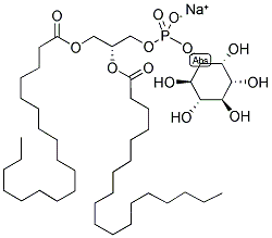 1,2-二酰基-SN-甘油-3-磷酸基-(1-D-MYO-肌醇) 结构式