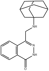 4-[(1-ADAMANTYLAMINO)METHYL]-1(2H)-PHTHALAZINONE 结构式