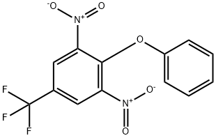 1,3-DINITRO-2-PHENOXY-5-(TRIFLUOROMETHYL)BENZENE 结构式