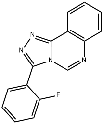 3-(2-FLUOROPHENYL)[1,2,4]TRIAZOLO[4,3-C]QUINAZOLINE 结构式