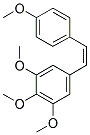 CIS-3,4,5,4'-TETRAMETHOXYSTILBENE 结构式